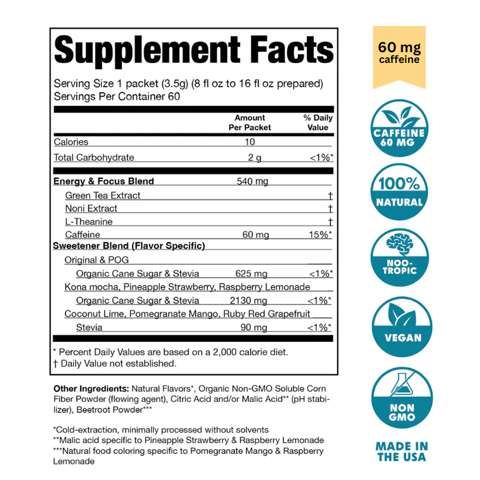 POG Natural Green Tea Hawaii (60ct) - Image 4